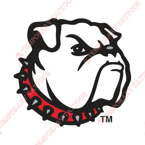 Georgia Bulldogs Customize Temporary Tattoos Stickers NO.4467